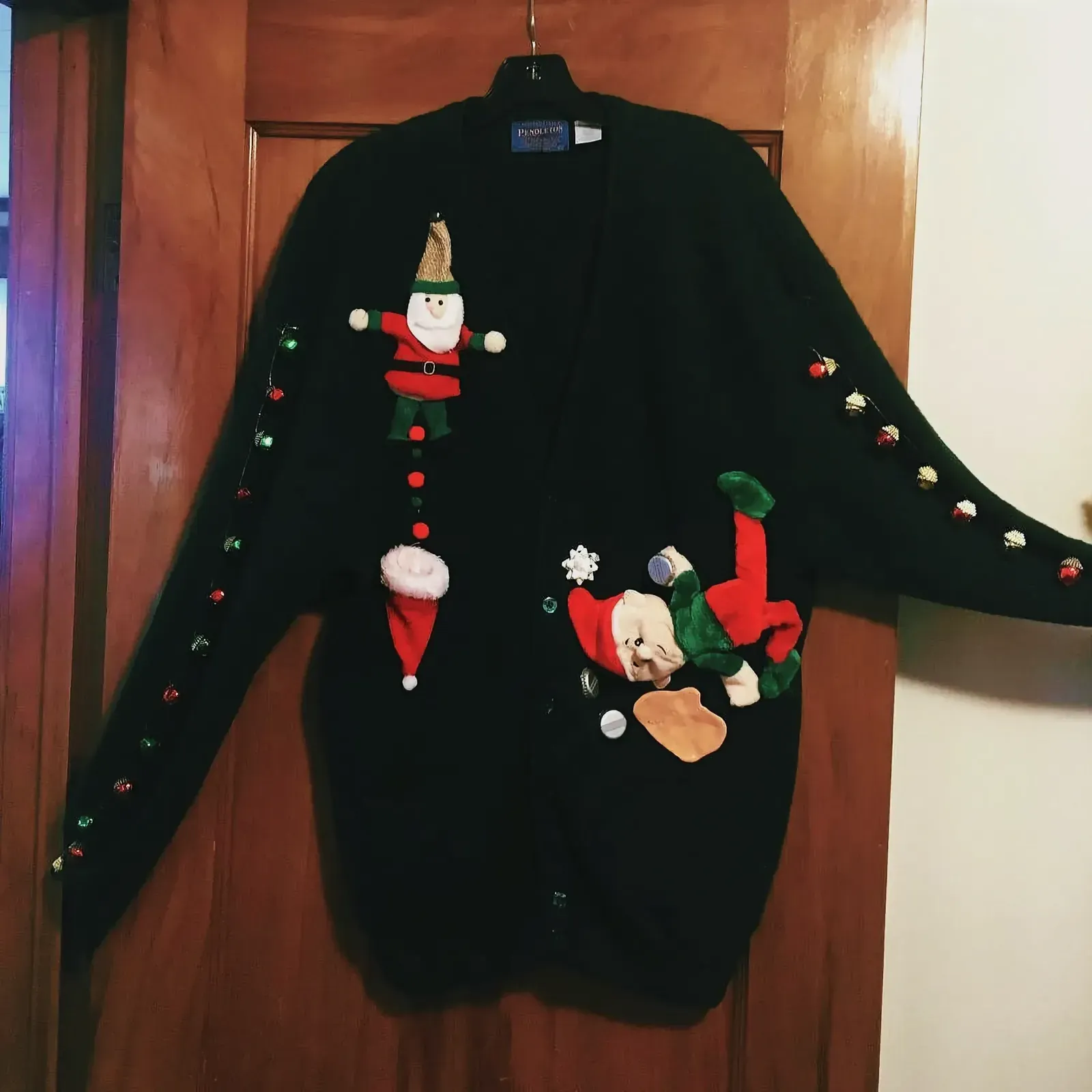 Festive sweater with Christmas theme
