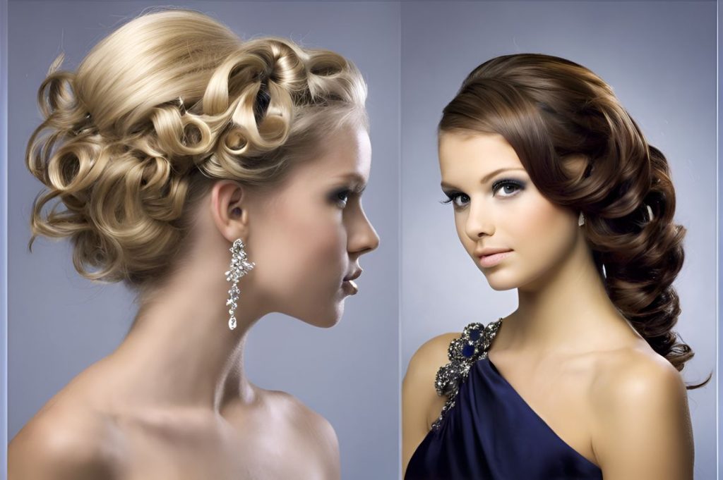 prom hairstyles showcase diversity in lengths and styles.